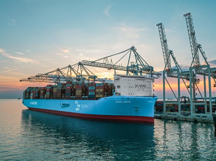 Astrid Maersk in Koper, Slovenia 2024
